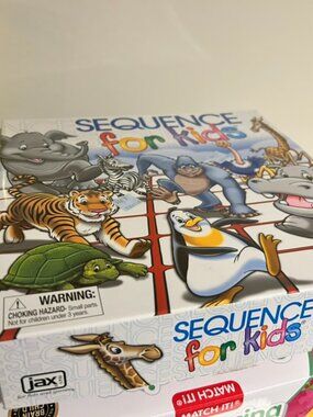 🎲🧩 Sequence for Kids Board Game 🧩🎲